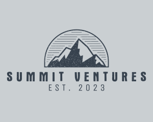 Rustic Mountain Summit logo design