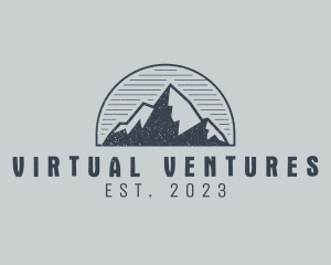 Rustic Mountain Summit logo design