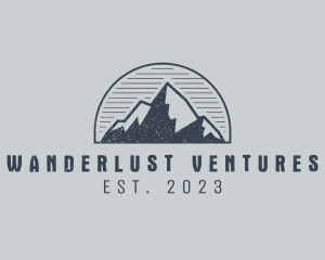 Rustic Mountain Summit logo design