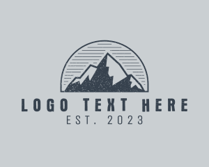 Mountaineer - Rustic Mountain Summit logo design