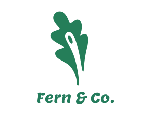 Fern - Green Fern Leaf logo design