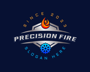 Fire Ice Ventilation logo design