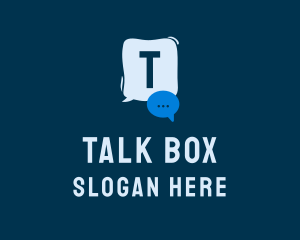 Chat Box - Online Chat Box App logo design