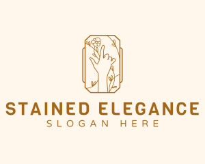 Elegant Floral Boutique logo design