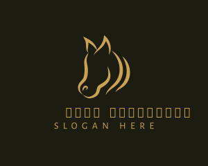 Racing - Horse Equine Animal logo design