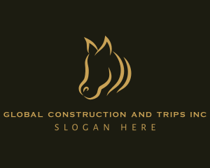 Pony - Horse Equine Animal logo design