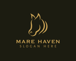 Mare - Horse Equine Animal logo design