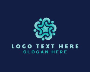 Ocean - Water People Community logo design