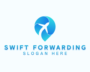 Airplane Flight Travel logo design