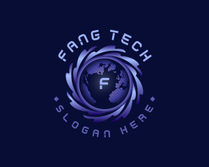 International Globe Tech logo design