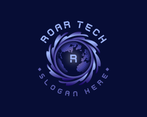 International Globe Tech logo design