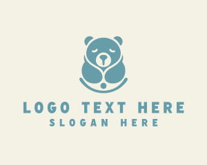 Bear Animal Veterinary logo design