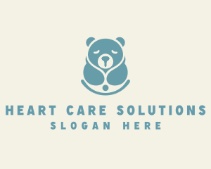 Bear Animal Veterinary logo design