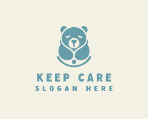 Bear Animal Veterinary logo design