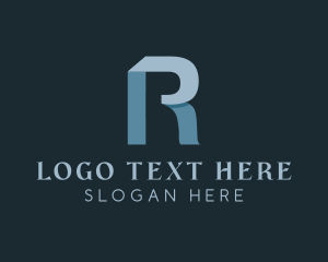 Simple Business Firm Letter R logo design
