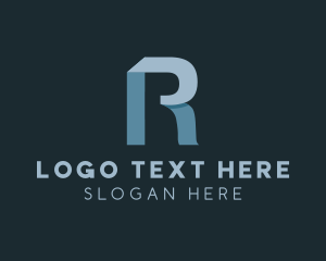 Lettermark - Simple Business Firm Letter R logo design