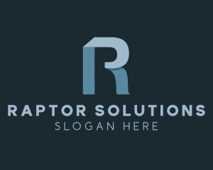 Simple Business Firm Letter R logo design