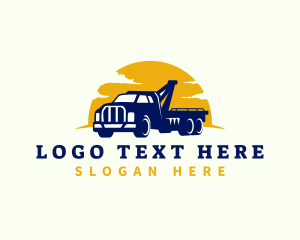 Automobile - Tow Truck Vehicle logo design