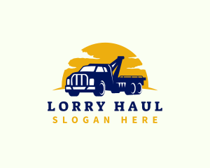 Tow Truck Vehicle logo design