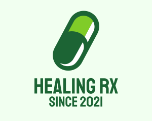 Prescription - Organic Medical Pill logo design
