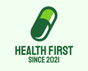 Medical - Organic Medical Pill logo design