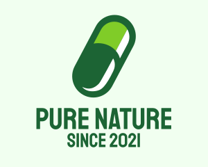 Organic - Organic Medical Pill logo design