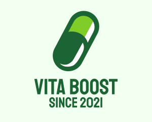 Vitamin - Organic Medical Pill logo design