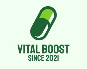 Supplement - Organic Medical Pill logo design