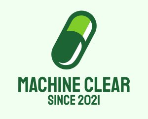 Organic Medical Pill  logo design