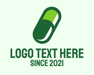 Medical - Organic Medical Pill logo design