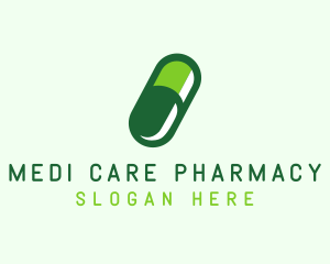 Pharmacist - Organic Medical Pill logo design