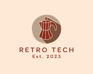 Retro Coffee Maker  logo design