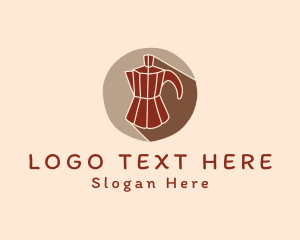 Retro Coffee Maker  Logo