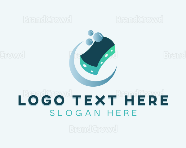 Bubble Sponge Cleaning Logo