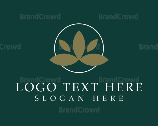 Lotus Flower Leaf Logo