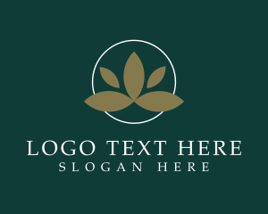 Elegant - Lotus Flower Leaf logo design