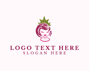 Liquor - Winery Bar Queen logo design