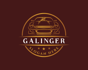 Driving Car Garage Logo