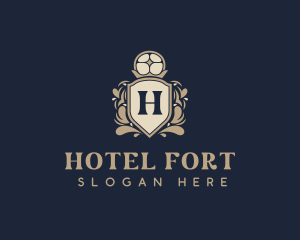 Luxurious Crown Hotel logo design