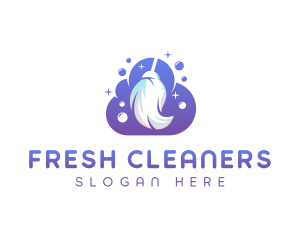 Janitorial Mop Cleaner logo design