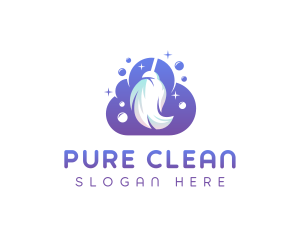 Janitorial Mop Cleaner logo design