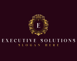 Elegant Flower Crest logo design