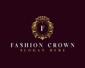 Elegant Flower Crest logo design