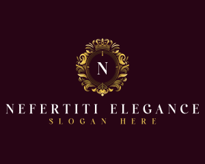 Elegant Flower Crest logo design