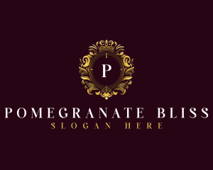 Elegant Flower Crest logo design