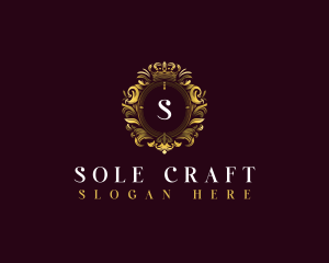 Elegant Flower Crest logo design