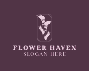 Flower Hand Decorator logo design