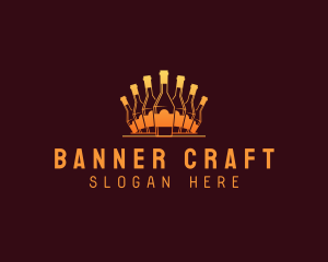 Bottle Bar Beverage logo design