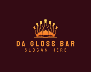 Bottle Bar Beverage logo design