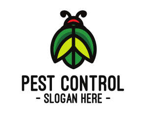 Green Leaf Beetle logo design